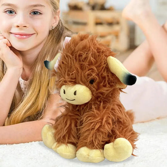 Peluche Vaca de las Alturas Peluda