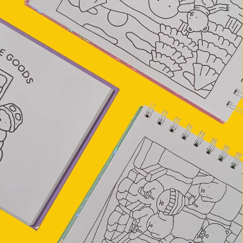 Set de 4 Libros Bobbie Goods para Colorear