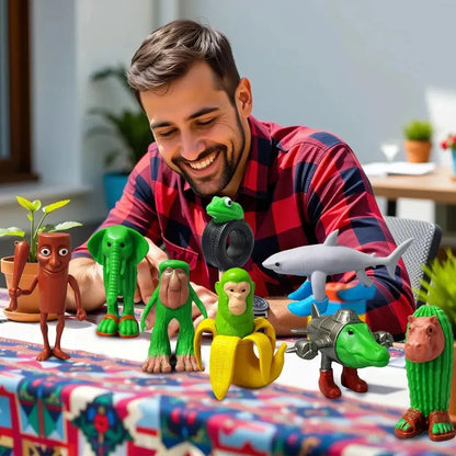 Colección de 12 Figuras Rainbow Tralalero Tralala