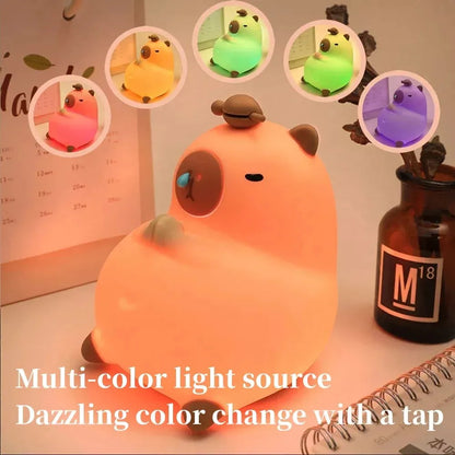 Lámpara Capibara RGB Touch – Recargable USB