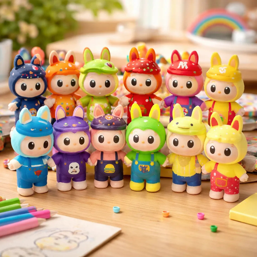 Squishies Labubu – Pack de 2 Antiestrés