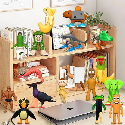 Colección de 12 Figuras Rainbow Tralalero Tralala