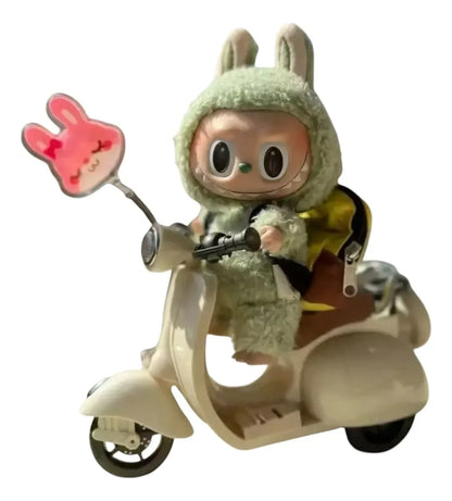 Moto Scooter de Juguete para Muñecos