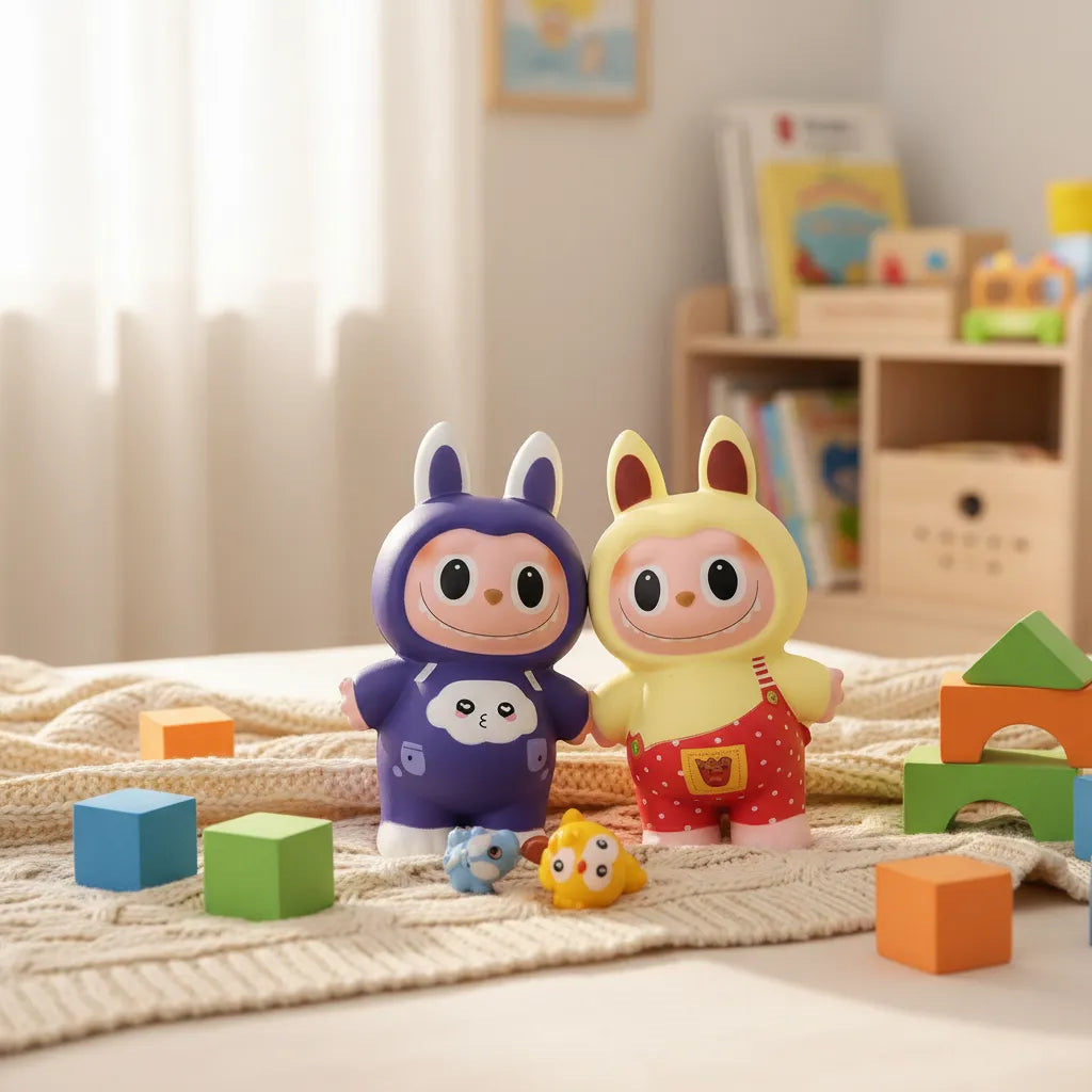 Squishies Labubu – Pack de 2 Antiestrés
