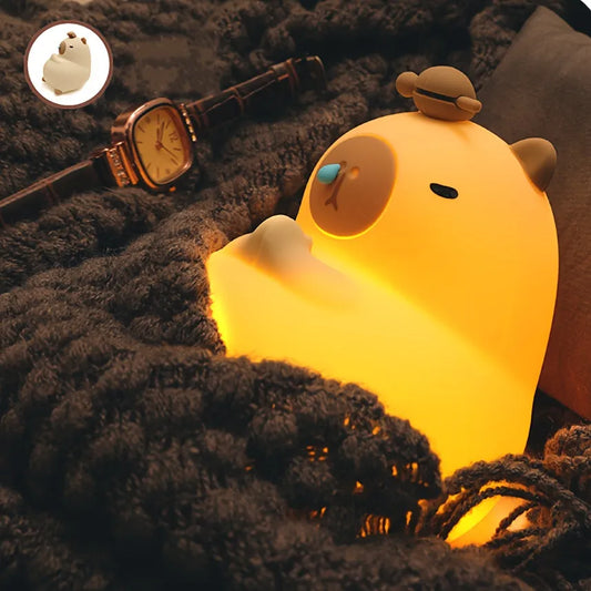 Lámpara Capibara RGB Touch – Recargable USB