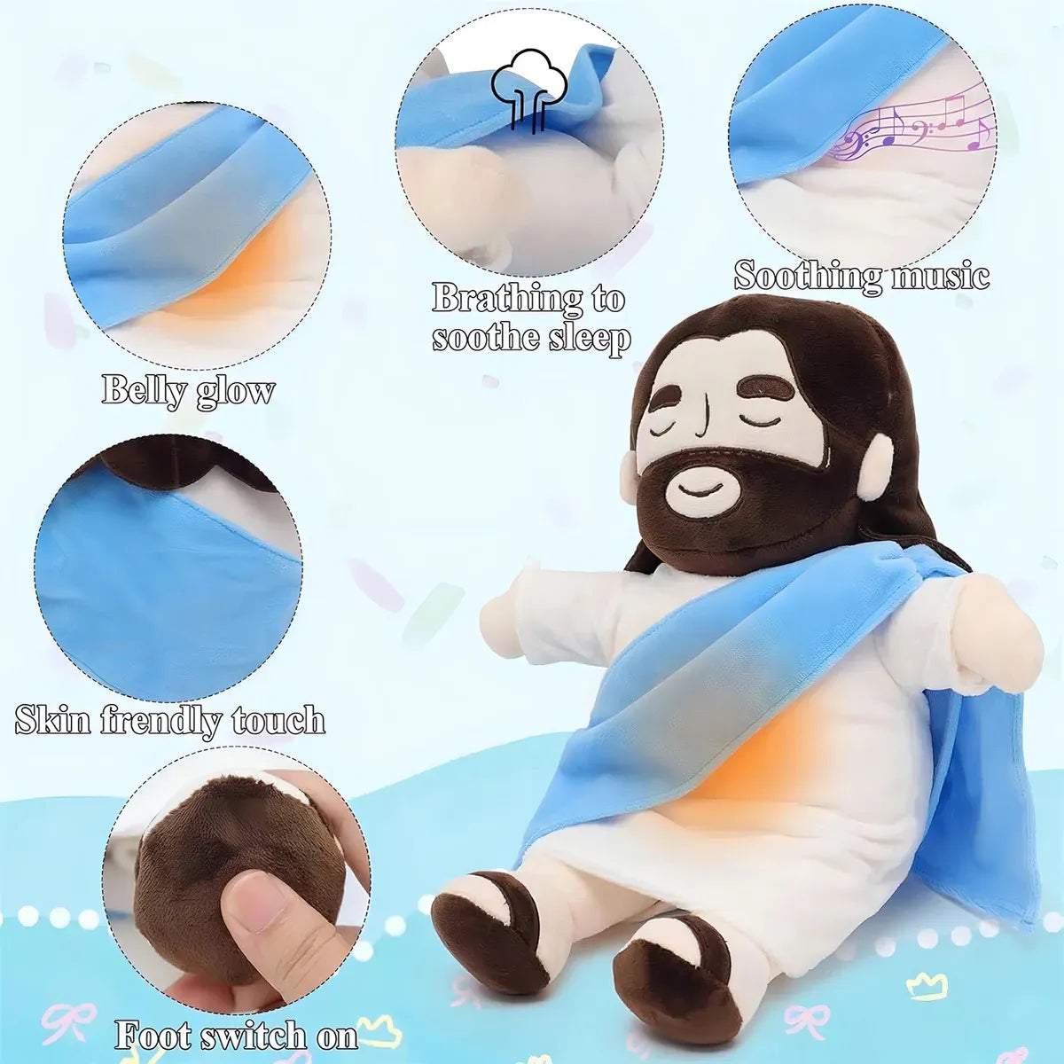 Peluche Jesús Relajante que Respira