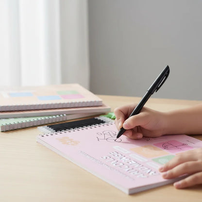 Set de 4 Libros de Caligrafía Reutilizables – Dibujos Mágicos