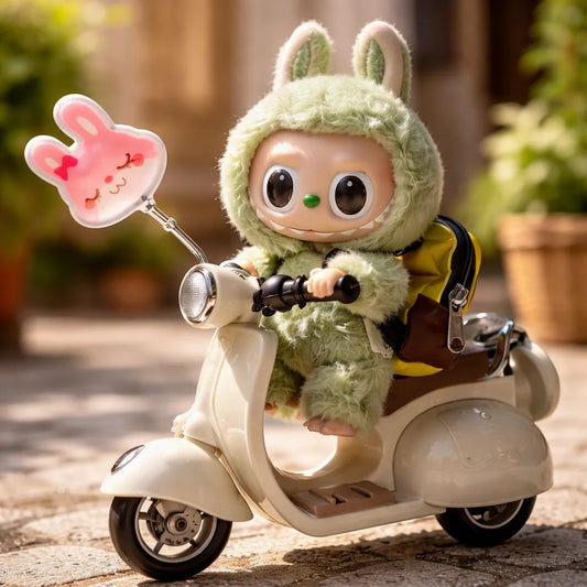 Moto Scooter de Juguete para Muñecos