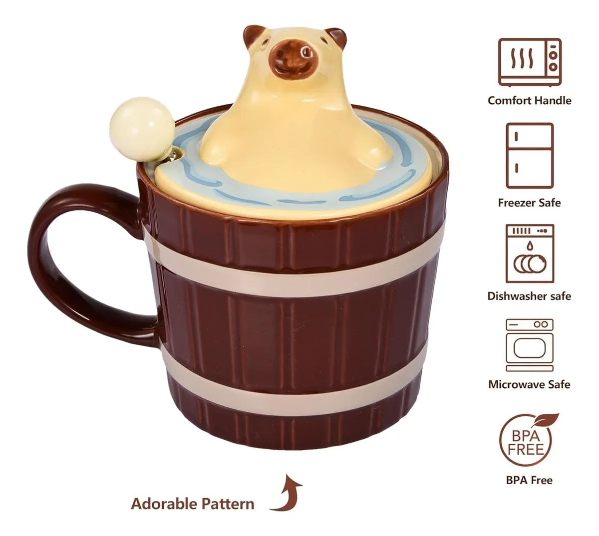 Taza Capibara Mug 500 ml