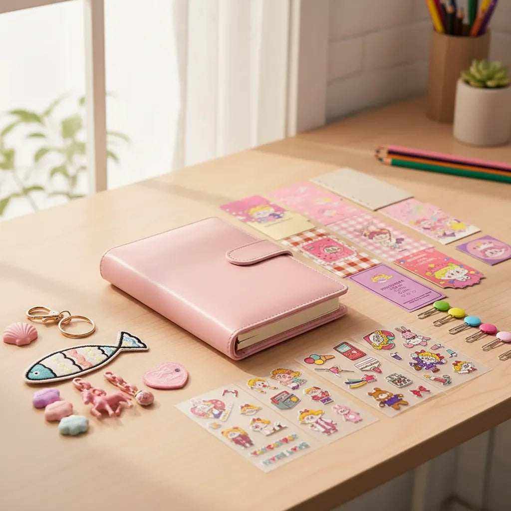 Agenda Organizadora Planeador Kawaii con Accesorios
