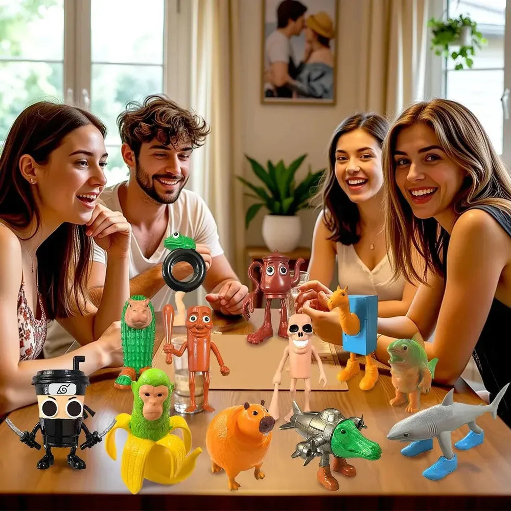 Colección de 12 Figuras Rainbow Tralalero Tralala