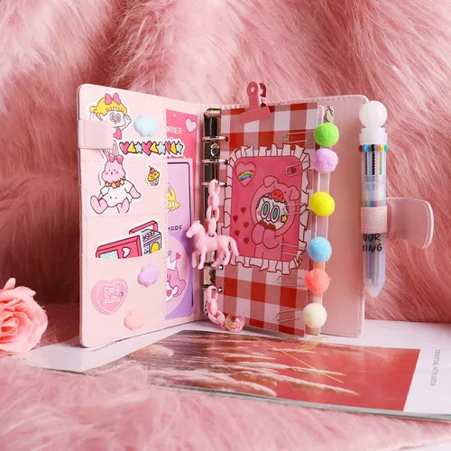 Agenda Organizadora Planeador Kawaii con Accesorios