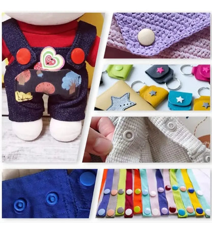 Kit Profesional de Broches a Presión con maquina | 300 Piezas