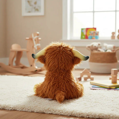 Peluche Vaca de las Alturas Peluda