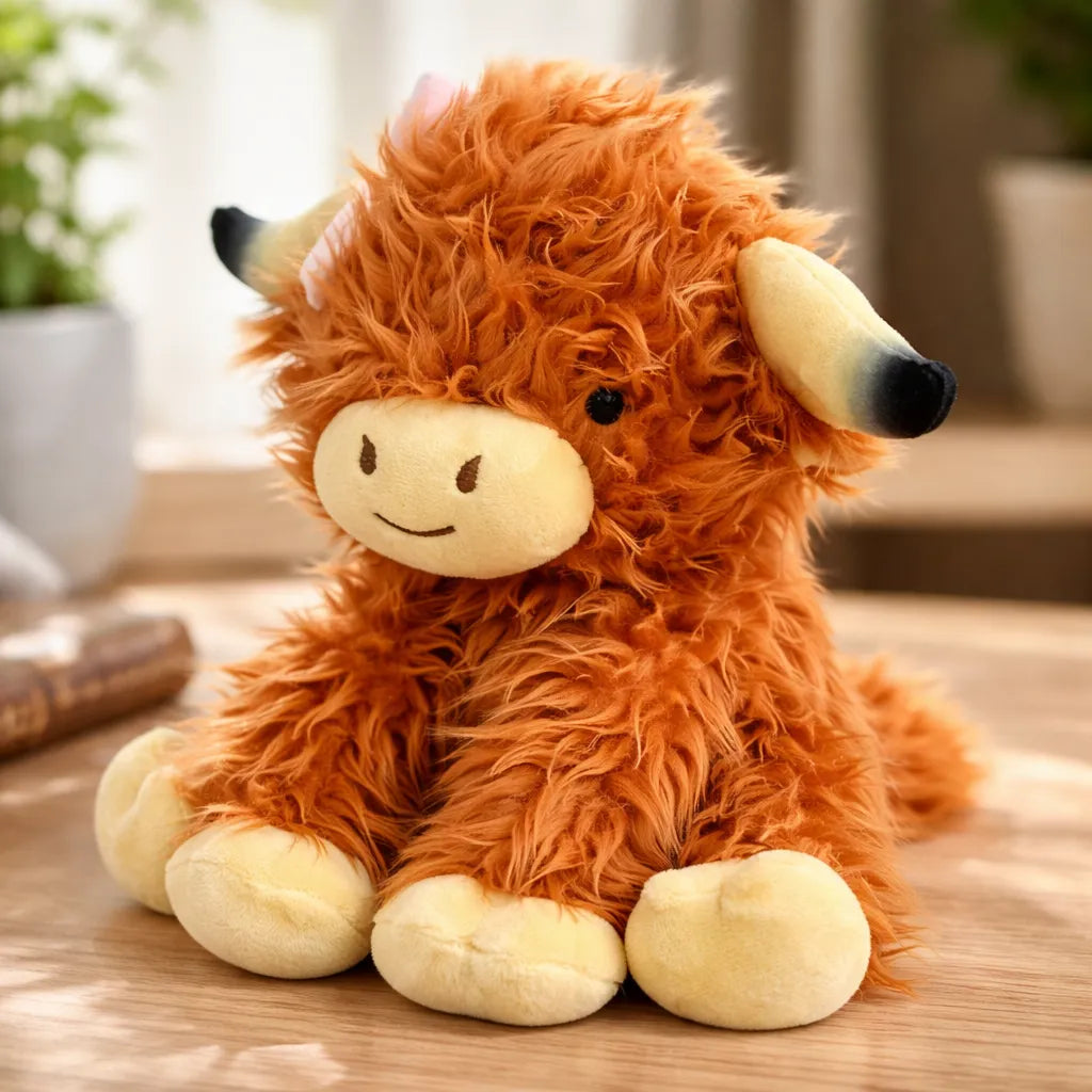 Peluche Vaca de las Alturas Peluda
