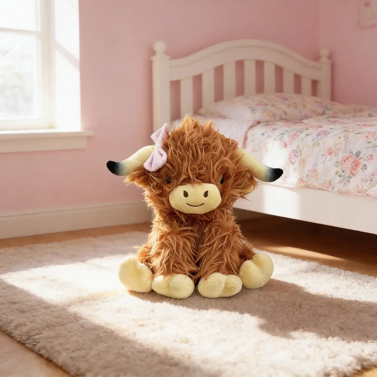 Peluche Vaca de las Alturas Peluda