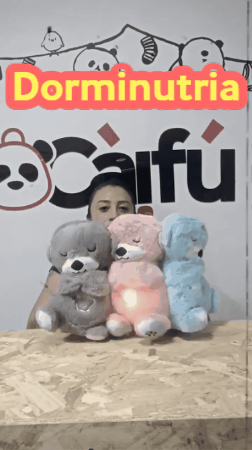 Peluche nutria relajante que respira